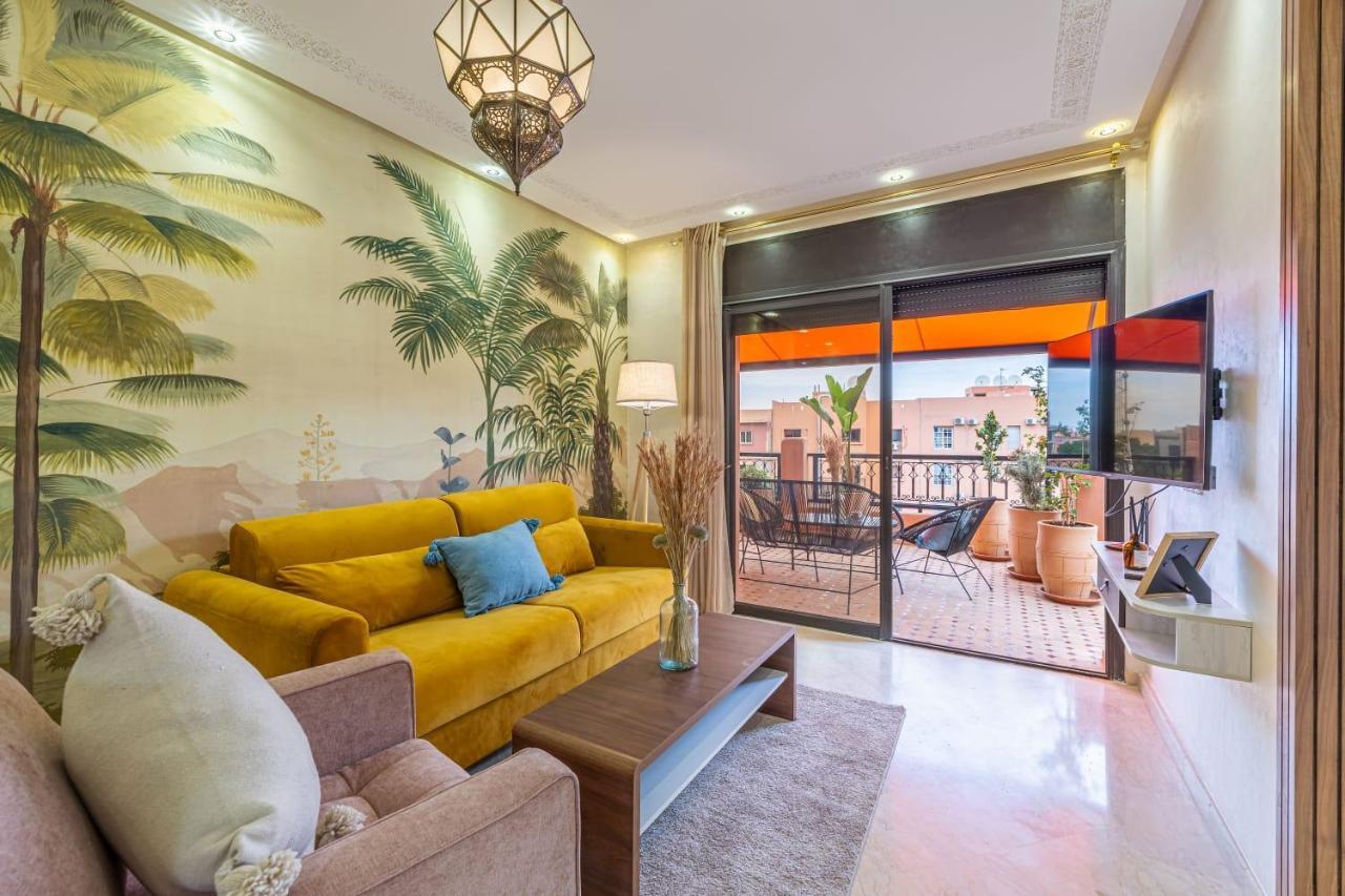 L'Atlas - Appartement Authentique A Gueliz Marrakesch Exterior foto