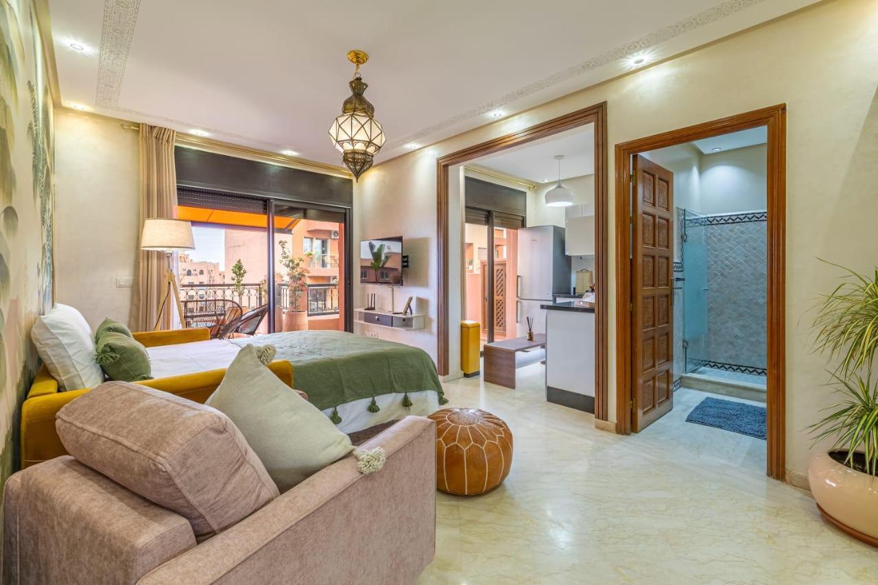 L'Atlas - Appartement Authentique A Gueliz Marrakesch Exterior foto